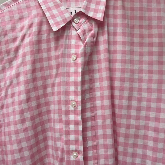 Frank & Eileen men’s large shirt. Very good condition. Pink/white - Picture 1 of 5